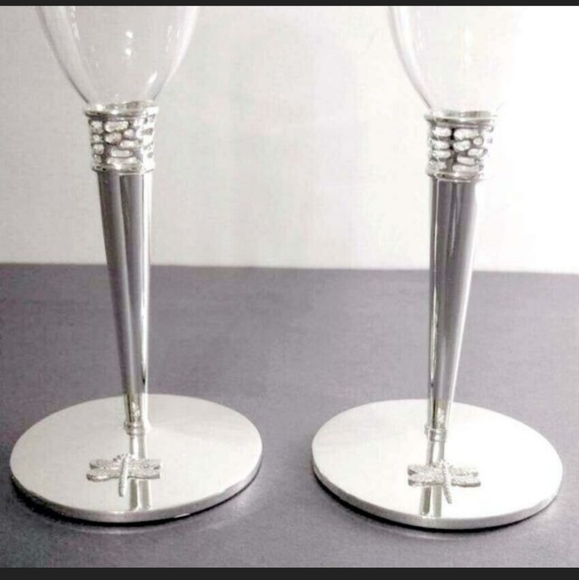 Kate Spade champagne flutes - Picture 9 of 10